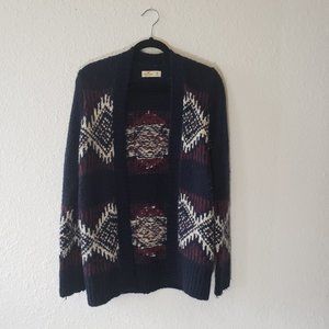 Hollister Boho Textured Cardigan Long Sleeve Sz M